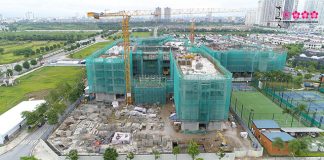 Cập nhật tiến độ dự án Sakura Montessori Gateway Tây Hồ Tây tháng 8/2020