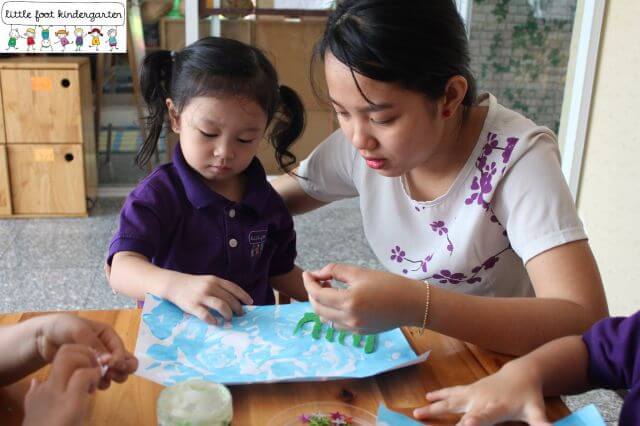 Trường mầm non song ngữ Little Foot - phương pháp montessori