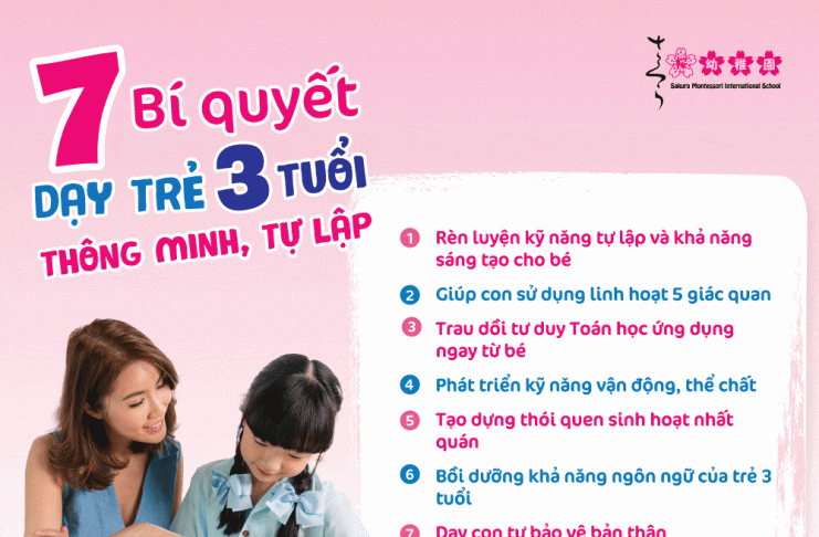dạy trẻ 3 tuổi