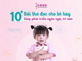 10 bài thơ đọc cho bé hay giúp phát triển ngôn ngữ, trí não
