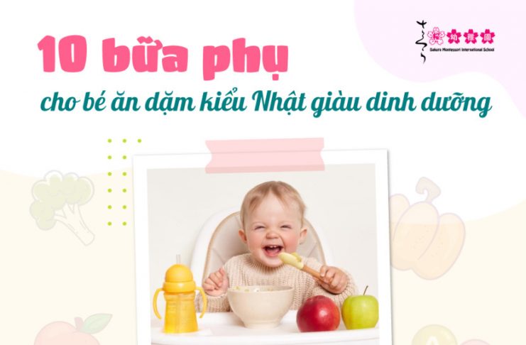 bữa phụ cho bé ăn dặm kiểu nhật