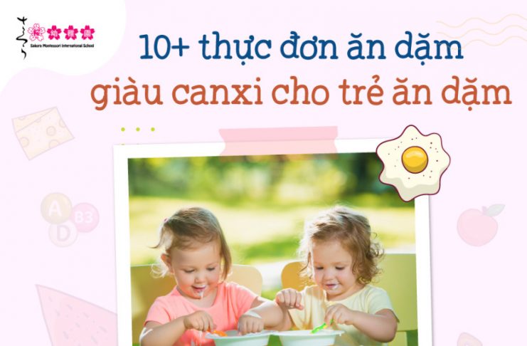 Thực đơn ăn dặm giàu canxi