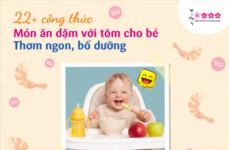 ăn dặm với tôm