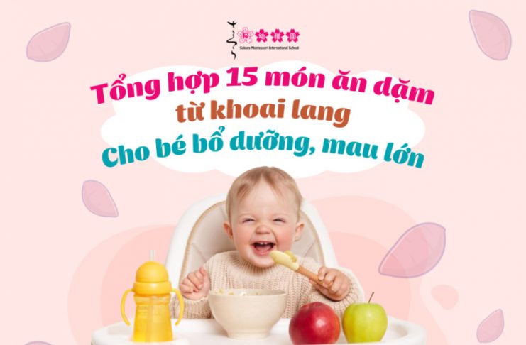 món ăn dặm từ khoai lang