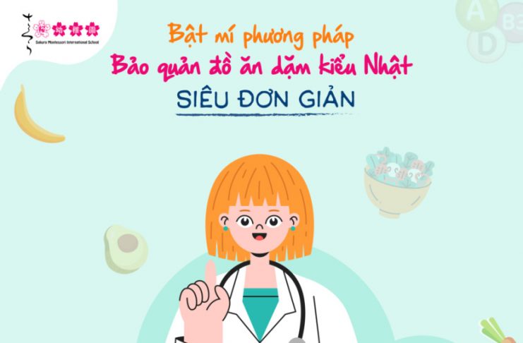 bảo quản đồ ăn dặm kiểu nhật