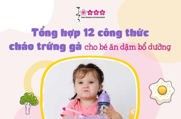 cháo trứng gà cho bé ăn dặm
