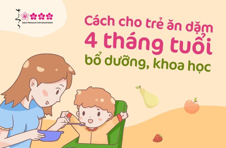 cách cho trẻ ăn dặm 4 tháng tuổi