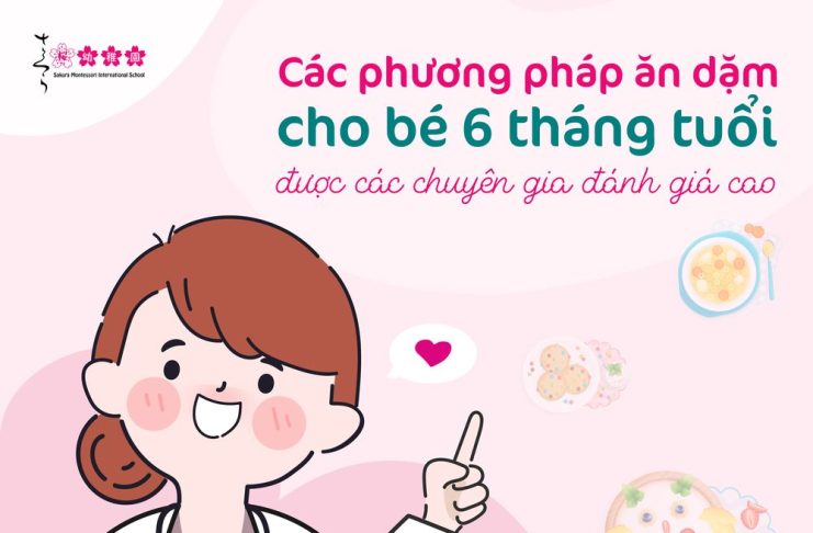 các phương pháp ăn dặm cho bé 6 tháng tuổi