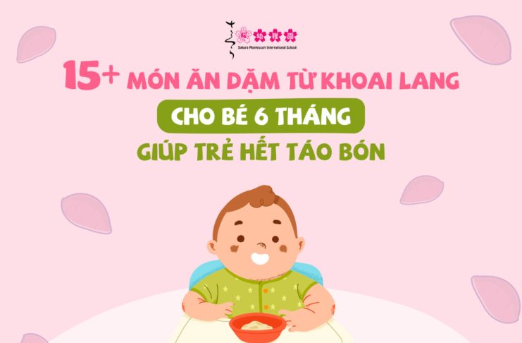 món ăn dặm từ khoai lang cho bé 6 tháng