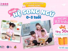 SAKURA MONTESSORI PHẠM HÙNG RA MẮT HỆ SONG NGỮ