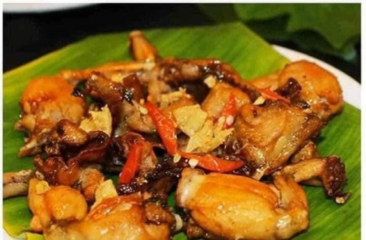 ếch xào cho bé ăn dặm