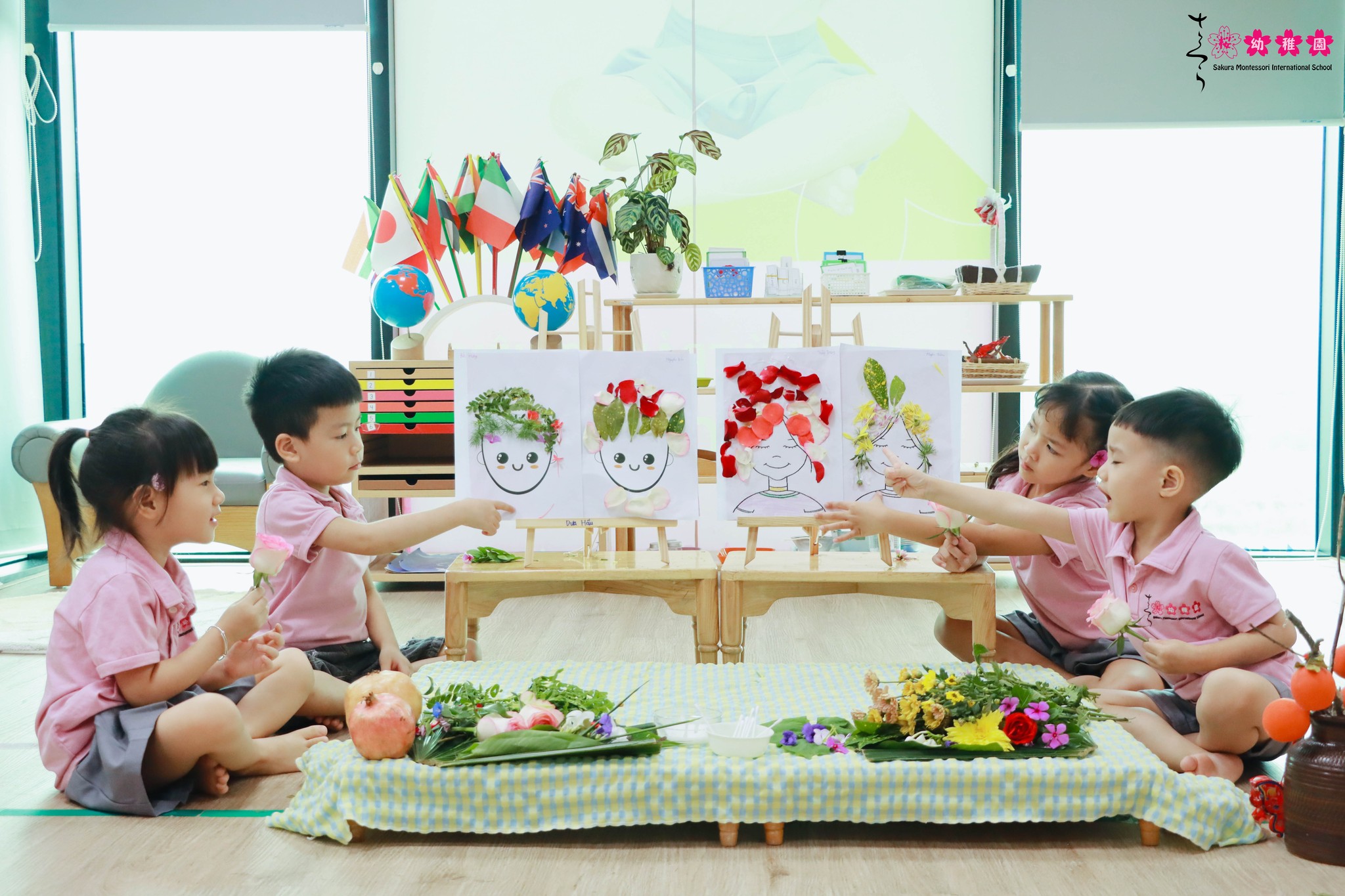 Một lớp học trải nghiệm tại Sakura Montessori School (Ảnh: Sưu tầm internet)
