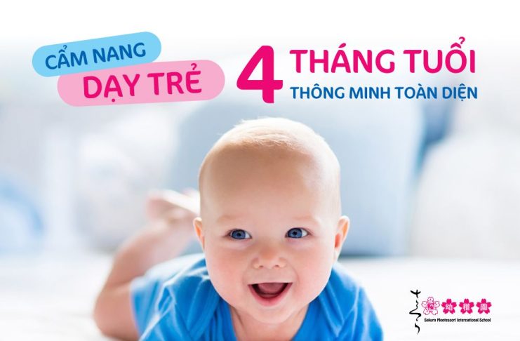 dạy trẻ 4 tháng tuổi thông minh