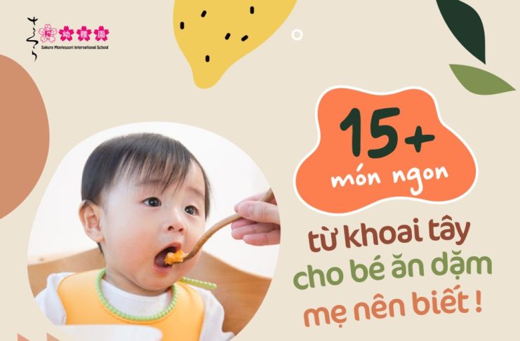 khoai tây cho bé ăn dặm