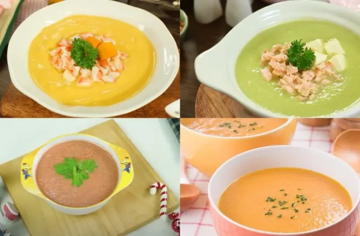 Món súp là một trong những thực đơn hoàn hảo để cung cấp đủ nhu cầu dinh dưỡng cho trẻ và giúp bé dễ ăn
