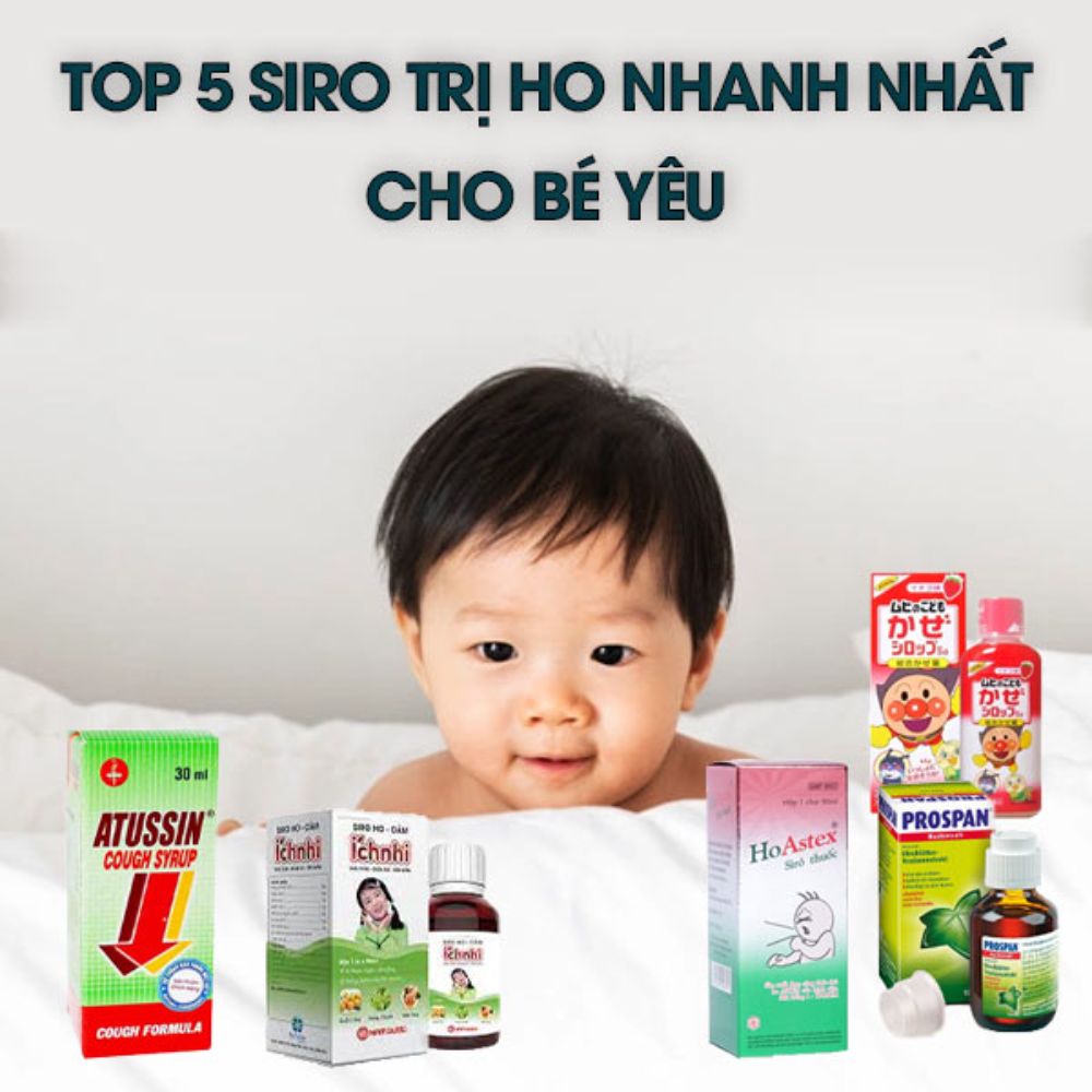 Các loại thuốc ho nào được xem là an toàn cho bé 5 tháng tuổi?