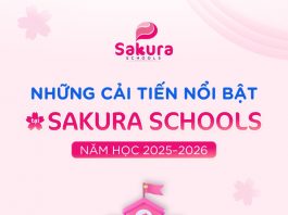 Những cải tiến mới của Sakura Schools trong năm học 2025 – 2026