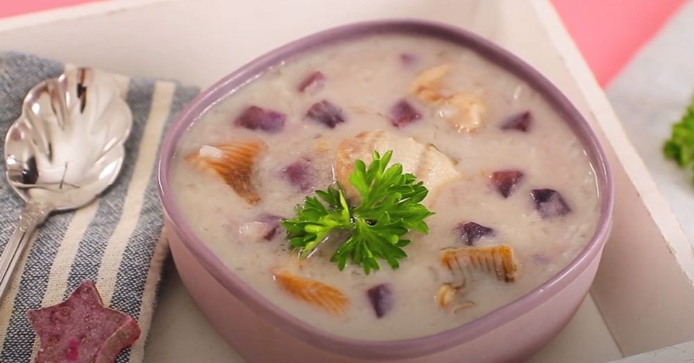 Món cháo lươn khoai môn vừa bổ dưỡng vừa dễ ăn, là lựa chọn tuyệt vời cho bé 1 tuổi