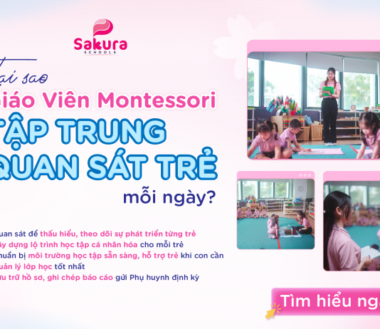 Quan sát trong im lặng – Cách thức theo dõi sự tiến bộ của trẻ trong lớp học Montessori?