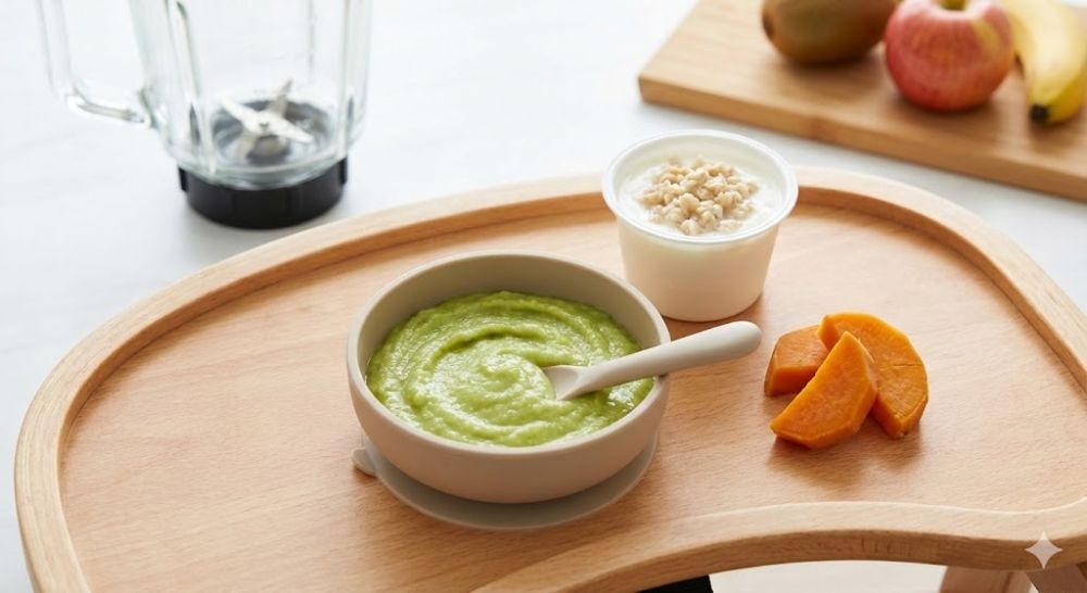 Nguyên tắc dinh dưỡng & an toàn khi chuẩn bị bữa phụ cho bé 7 tháng