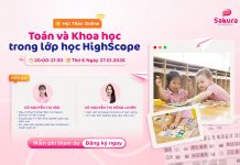 Hội thảo Online | Cùng chuyên gia khám phá “Toán và Khoa học trong lớp học HighScope”