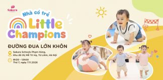 Nhà có em bé từ 9 tháng? Đường đua đầu tiên đang chờ con khám phá!